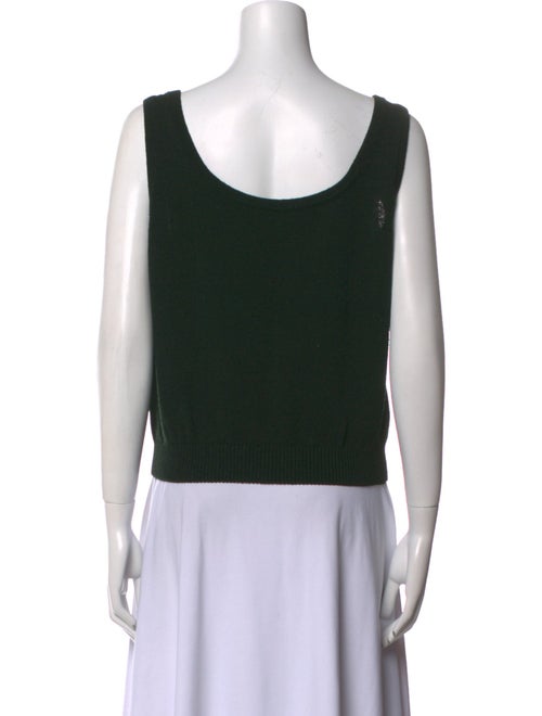 St. John Collection Scoop Neck Sleeveless Top