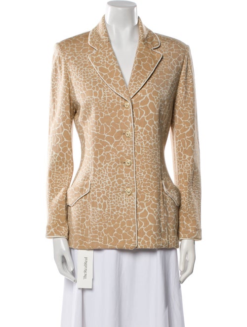 St. John Collection Printed Blazer