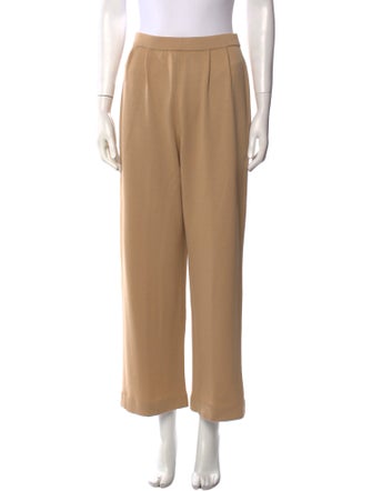 St. John Collection Wool Wide Leg Pants