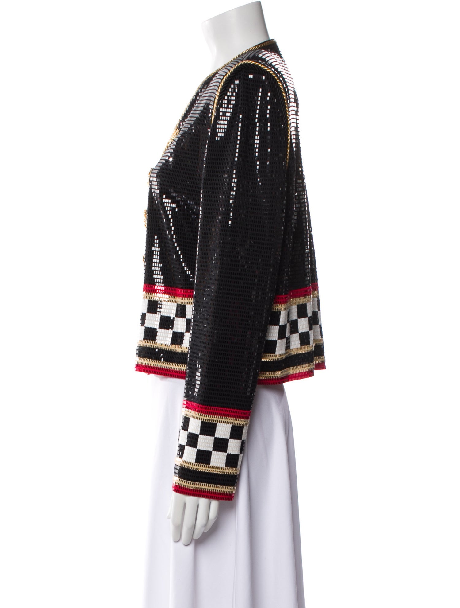 St. John Collection Printed Evening Jacket