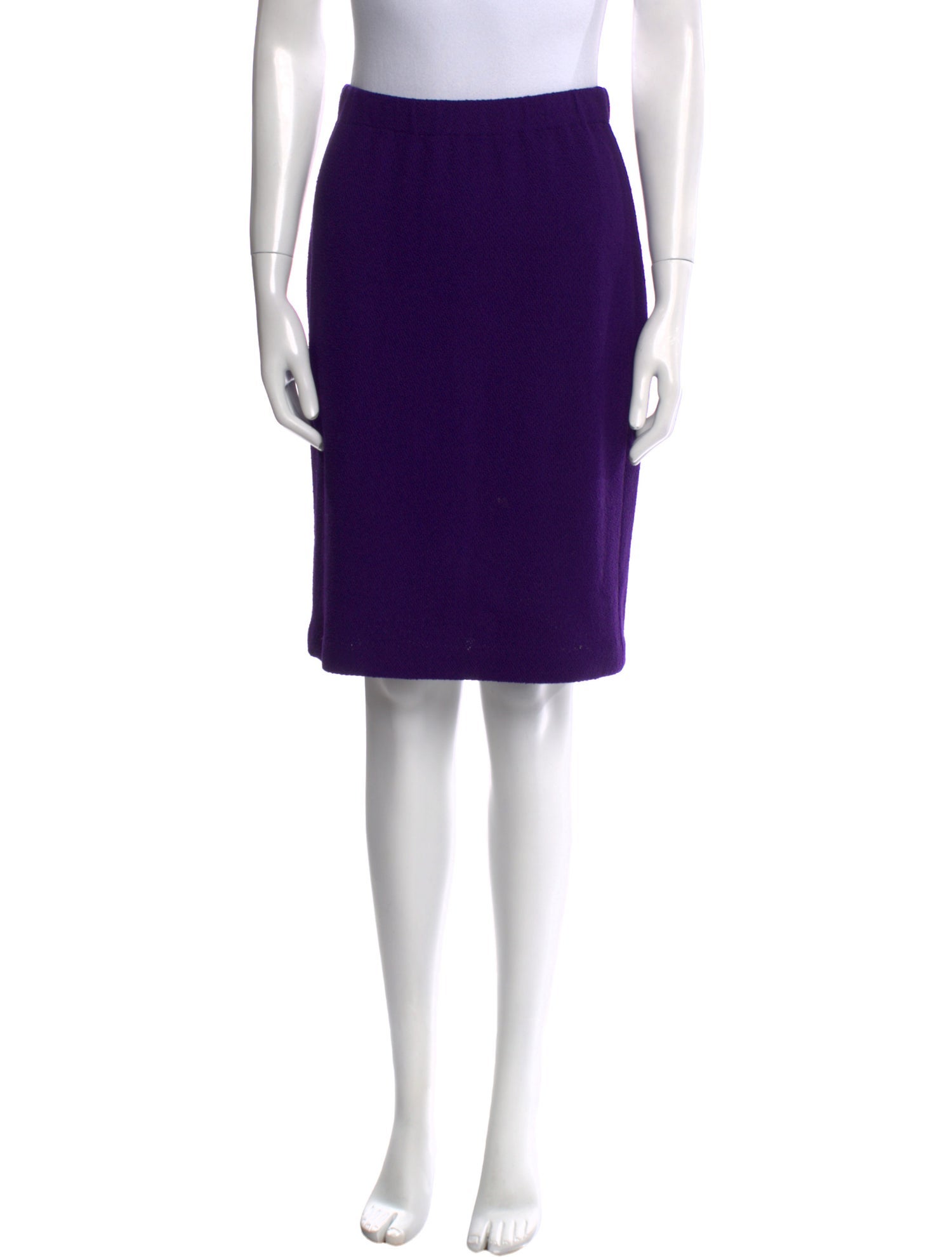 St. John Collection Wool Knee-Length Skirt