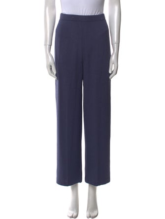 St. John Evening Wool Straight Leg Pants