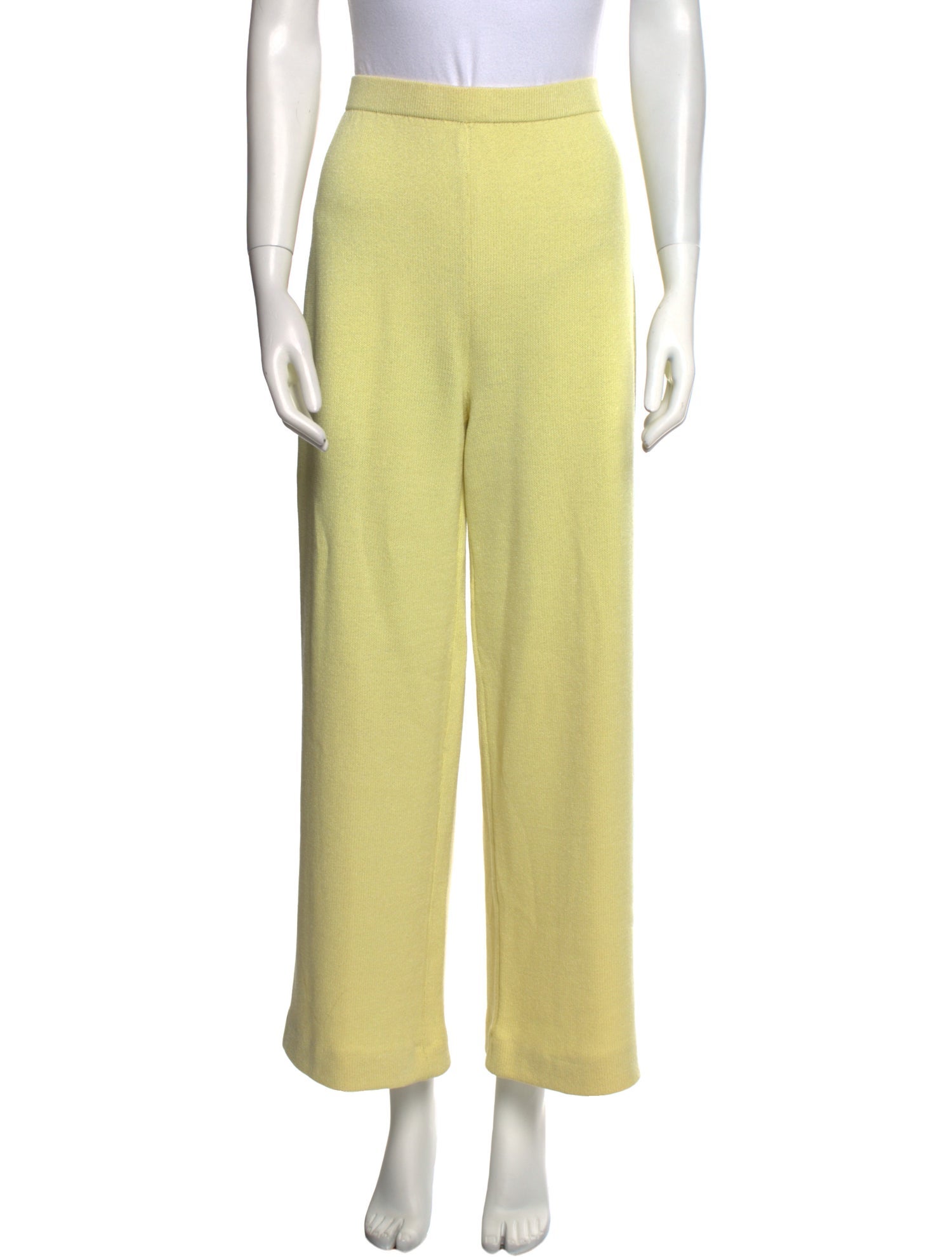 St. John Collection Wool Wide Leg Pants