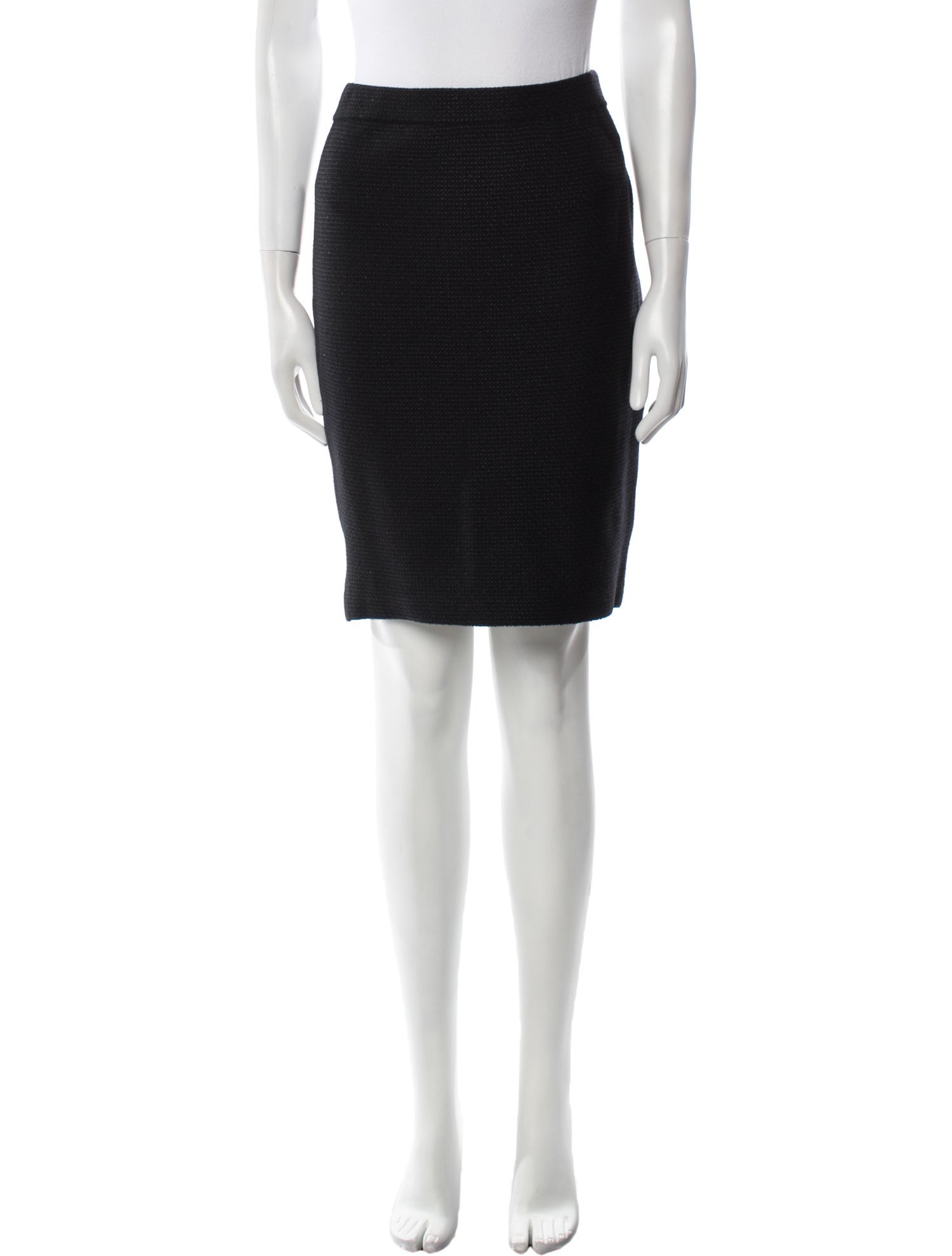 St. John Collection Glitter Accents Knee-Length Skirt