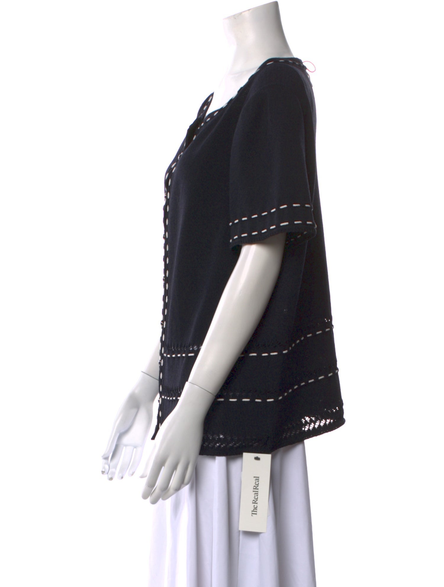 St. John Collection Wool Scoop Neck Sweater