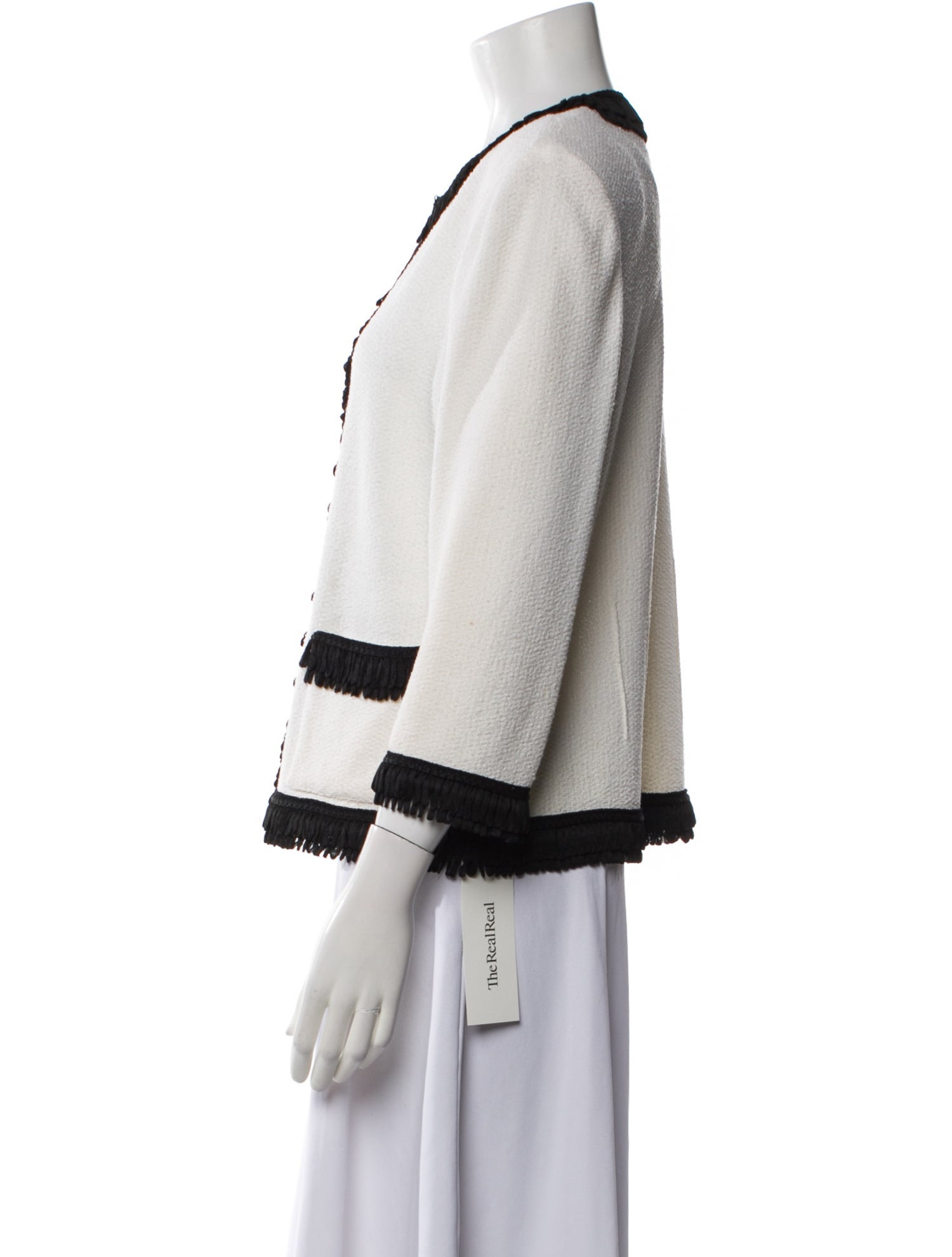 St. John Collection Colorblock Pattern Evening Jacket