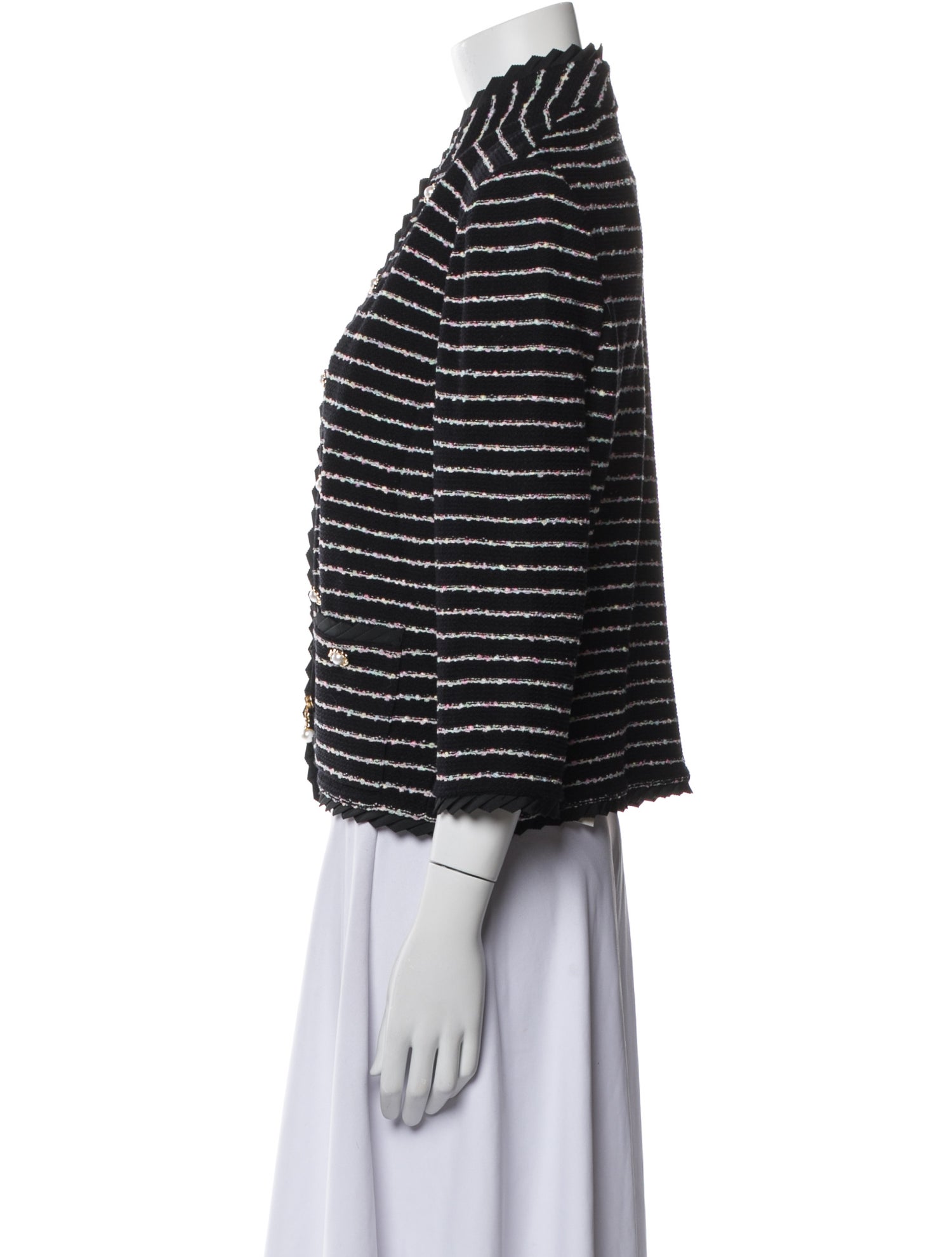 St. John Collection Striped Evening Jacket