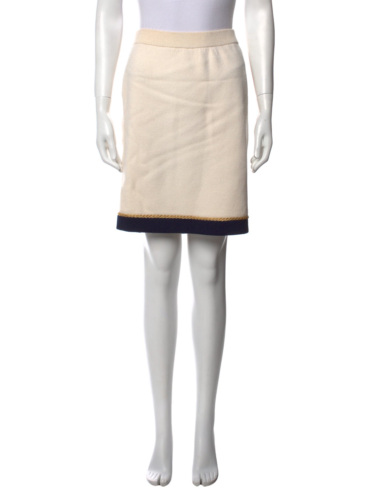 St. John Collection Wool Mini Skirt