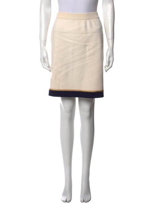 St. John Collection Wool Mini Skirt