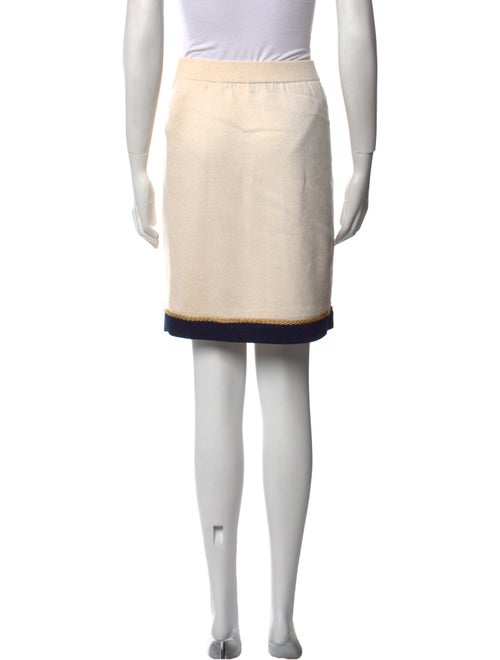 St. John Collection Wool Mini Skirt