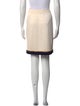 St. John Collection Wool Mini Skirt