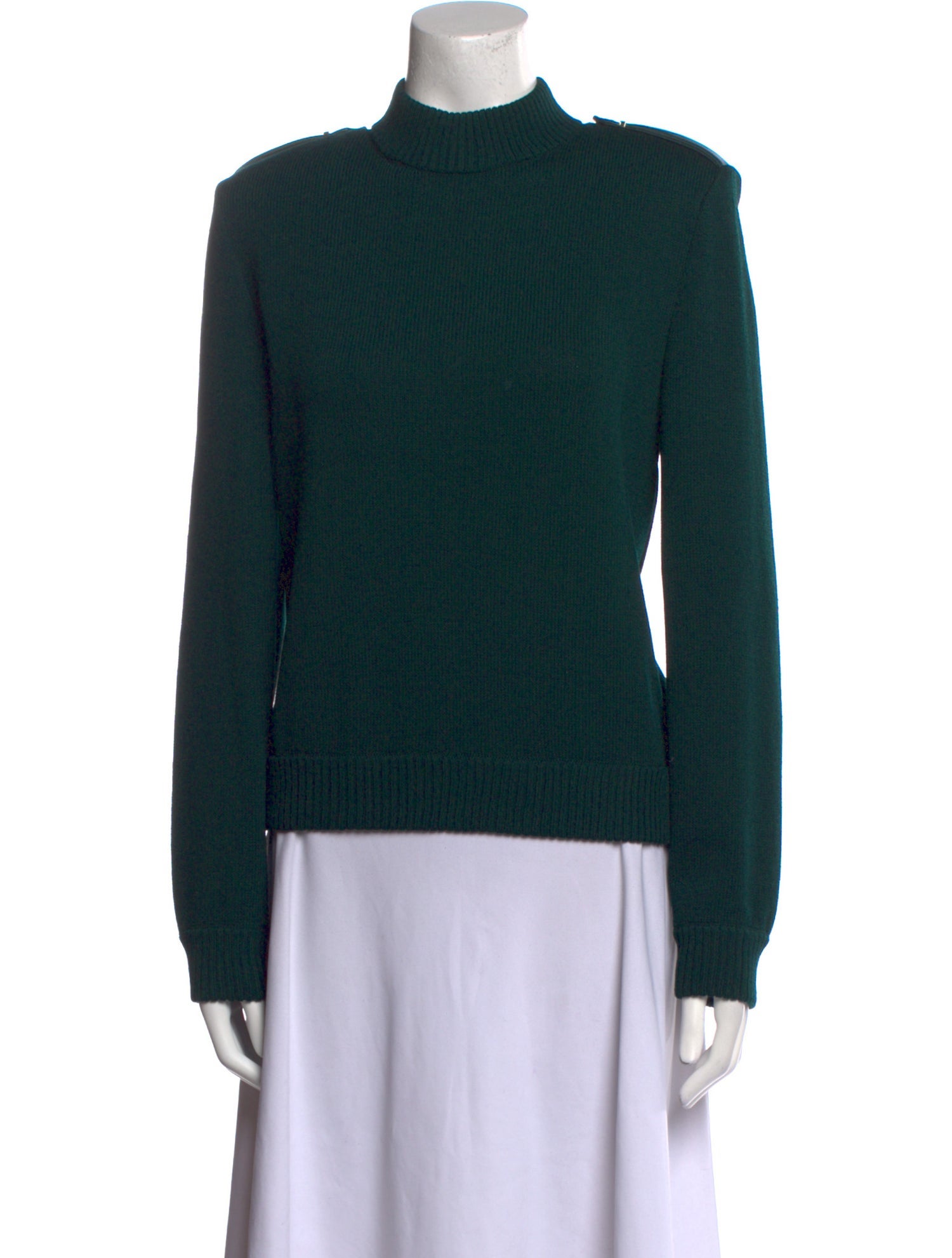 St. John Collection Mock Neck Sweater