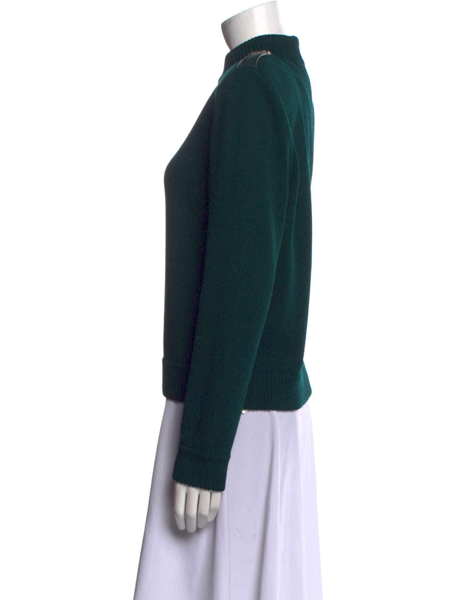 St. John Collection Mock Neck Sweater