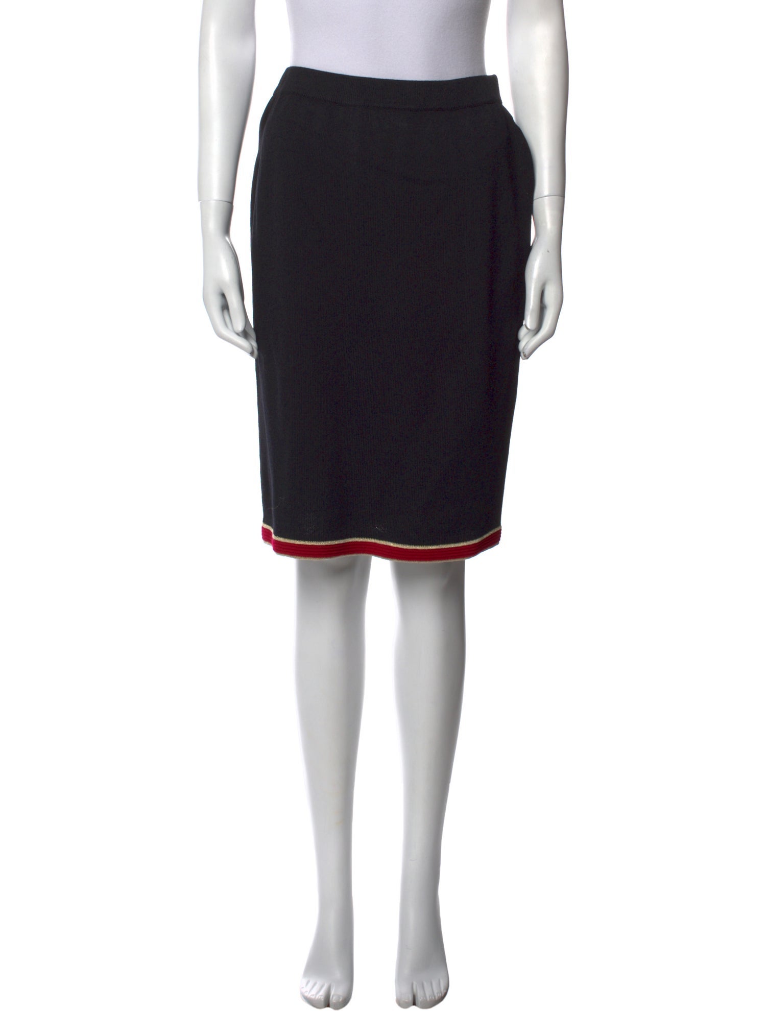 St. John Collection Wool Knee-Length Skirt