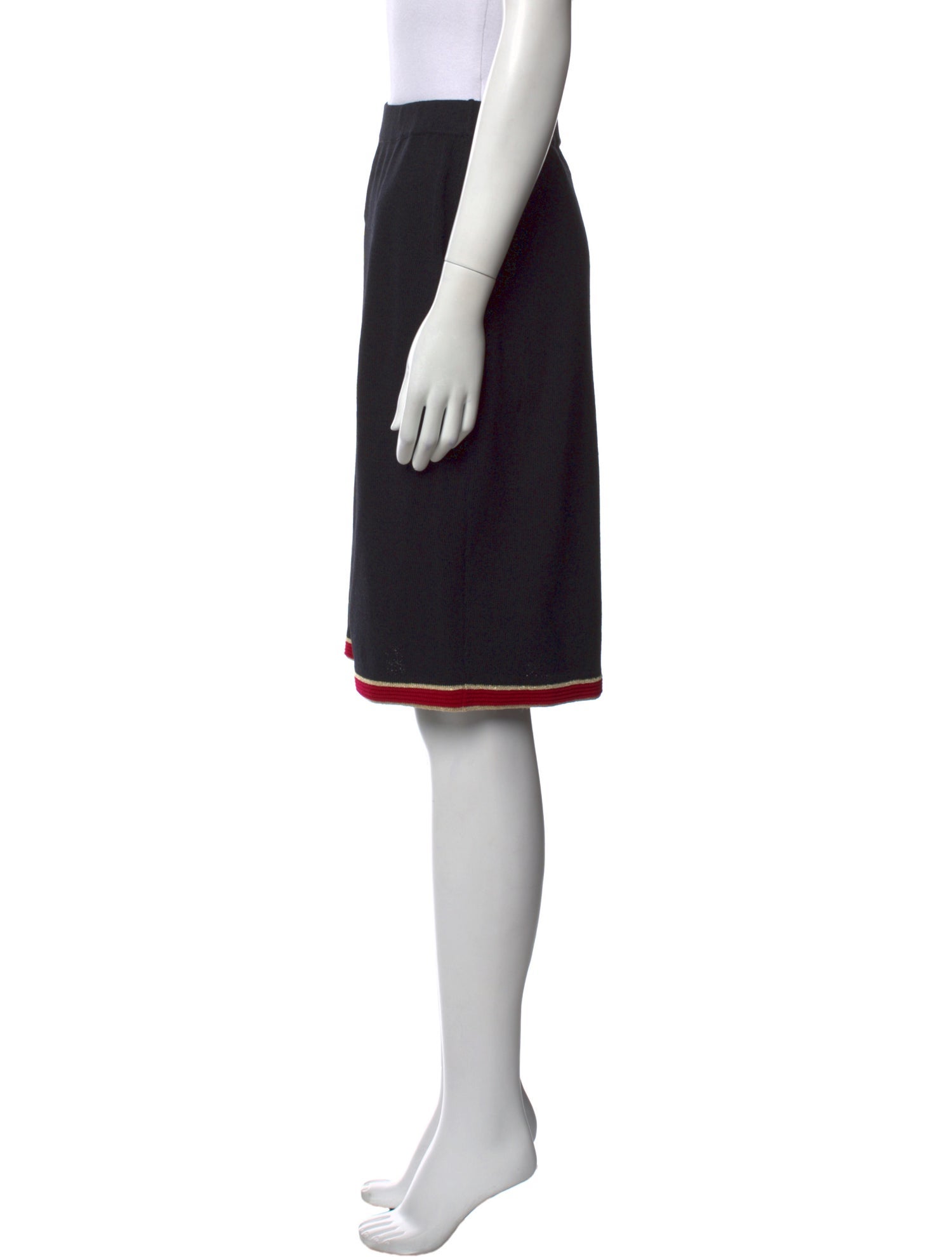 St. John Collection Wool Knee-Length Skirt