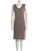 St. John Collection Wool Knee-Length Dress
