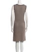 St. John Collection Wool Knee-Length Dress