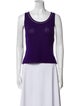 St. John Collection Scoop Neck Sleeveless Top
