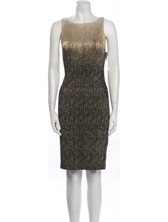 St. John Collection Wool Knee-Length Dress