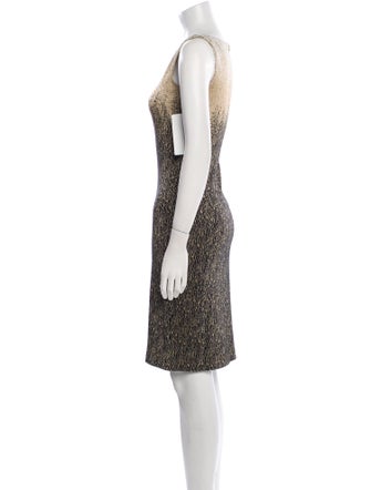 St. John Collection Wool Knee-Length Dress