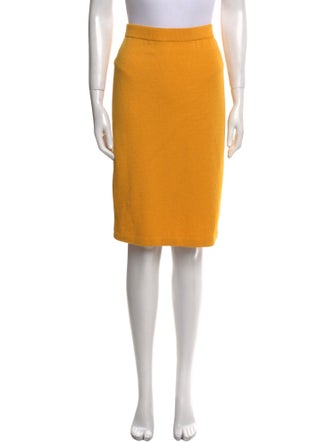 St. John Collection Wool Knee-Length Skirt