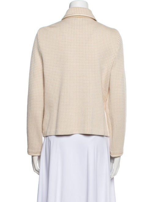 St. John Collection Houndstooth Print Blazer