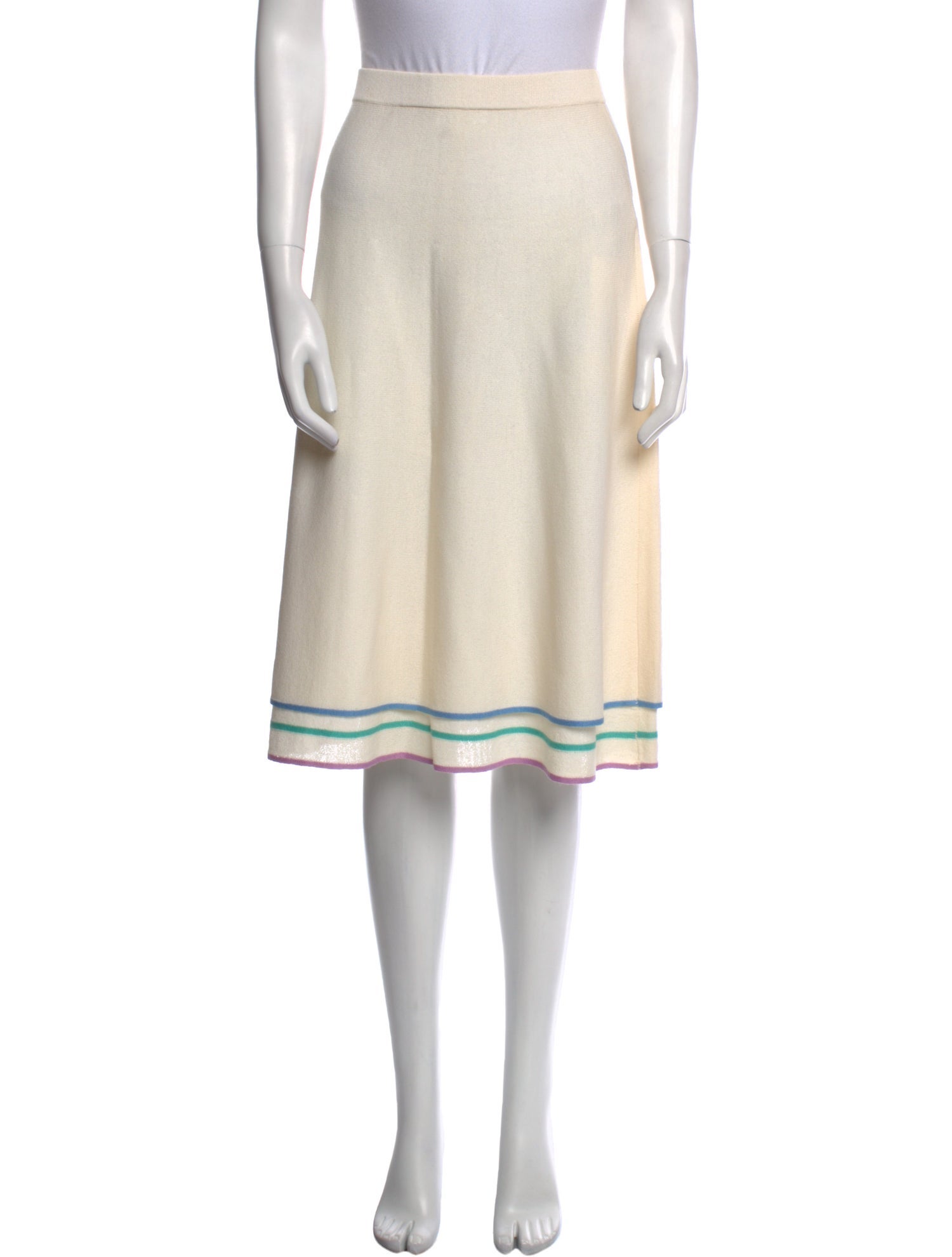 St. John Collection Wool Knee-Length Skirt