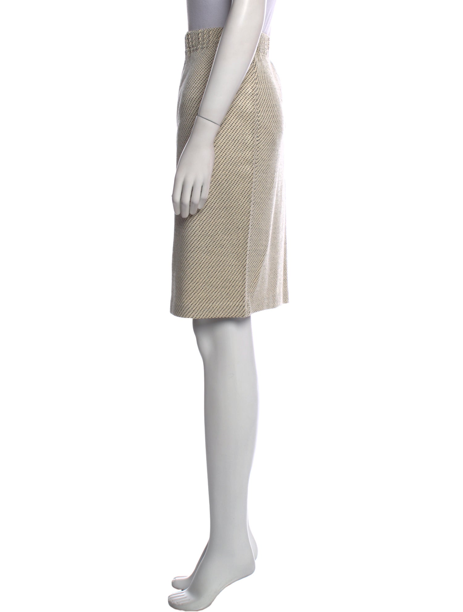 St. John Collection Printed Knee-Length Skirt