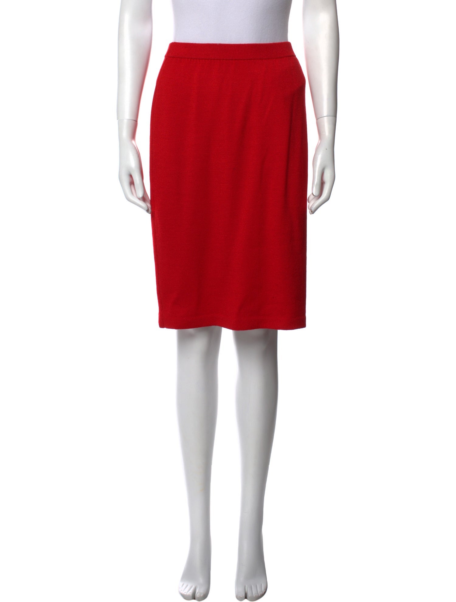 St. John Collection Wool Knee-Length Skirt