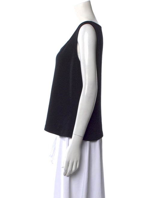 St. John Collection Wool Scoop Neck Top