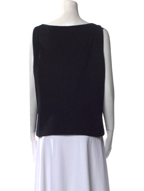 St. John Collection Wool Scoop Neck Top