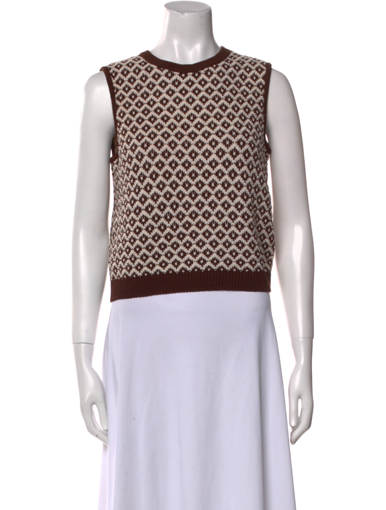 St. John Collection Wool Printed Sweater