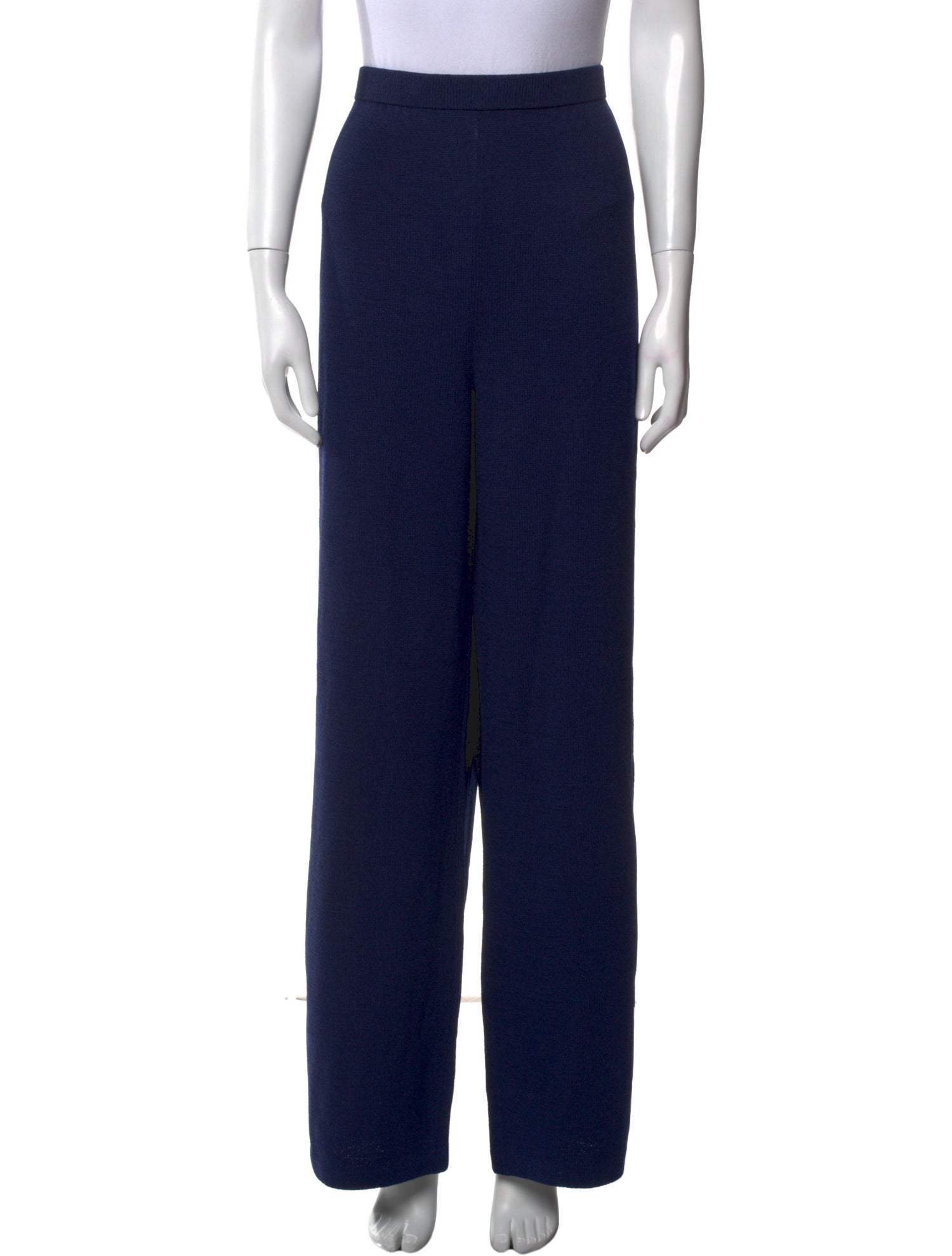 St. John Collection Wool Wide Leg Pants