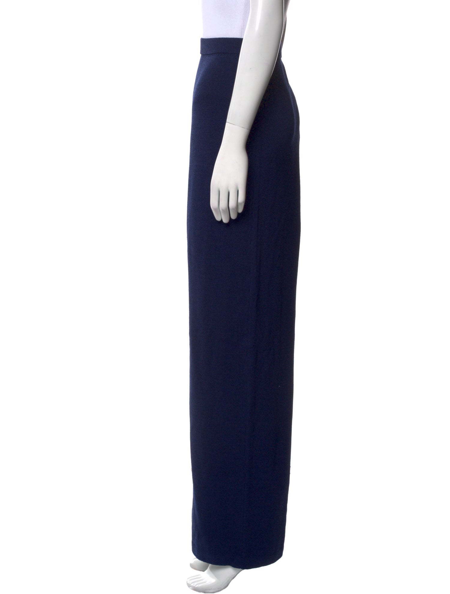 St. John Collection Wool Wide Leg Pants
