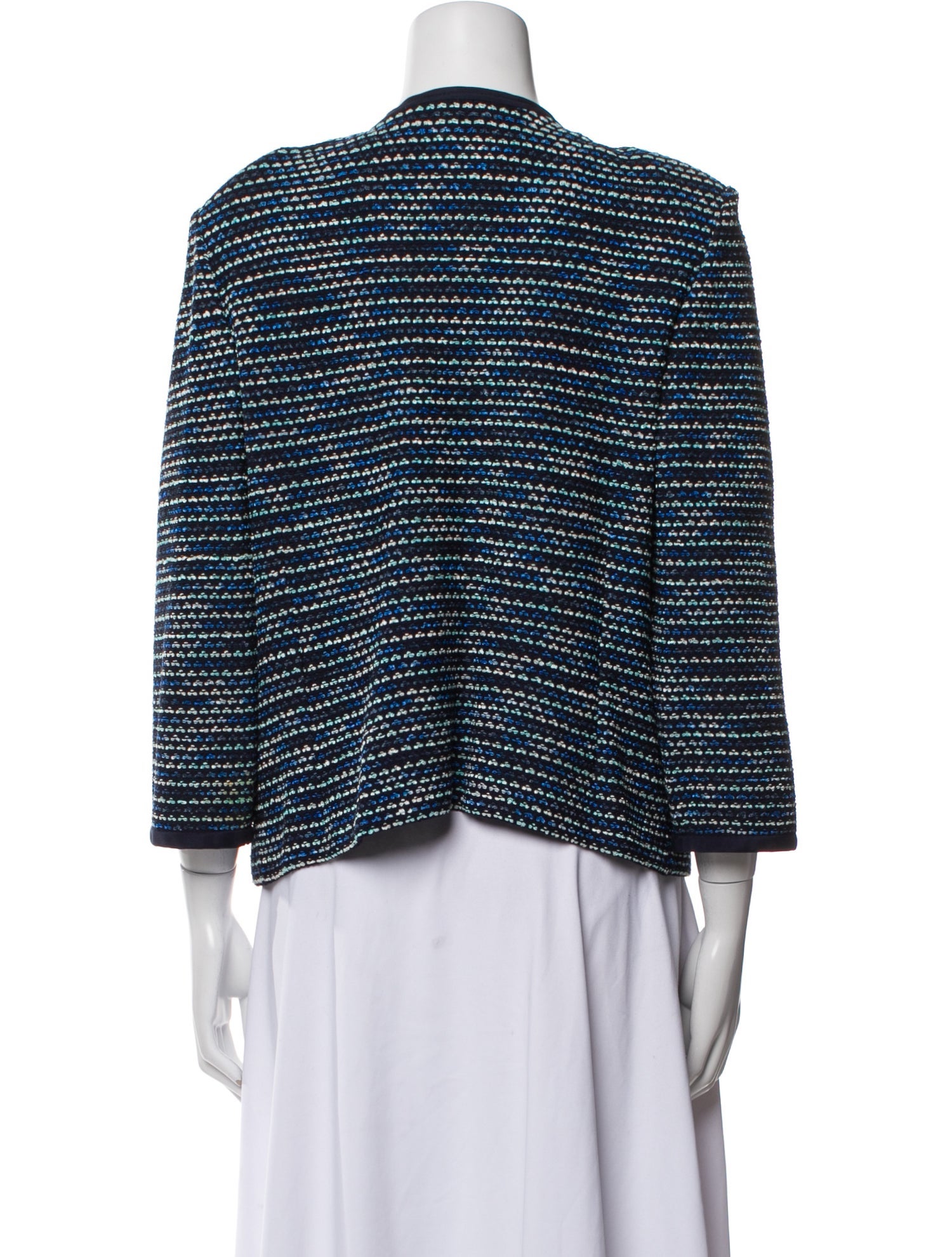 St. John Collection Wool Tweed Pattern Jacket