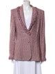 St. John Collection Wool Tweed Pattern Jacket