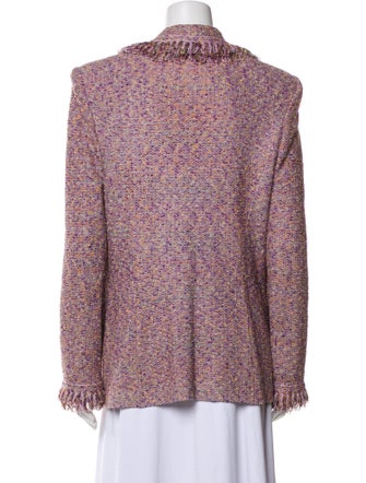 St. John Collection Wool Tweed Pattern Jacket