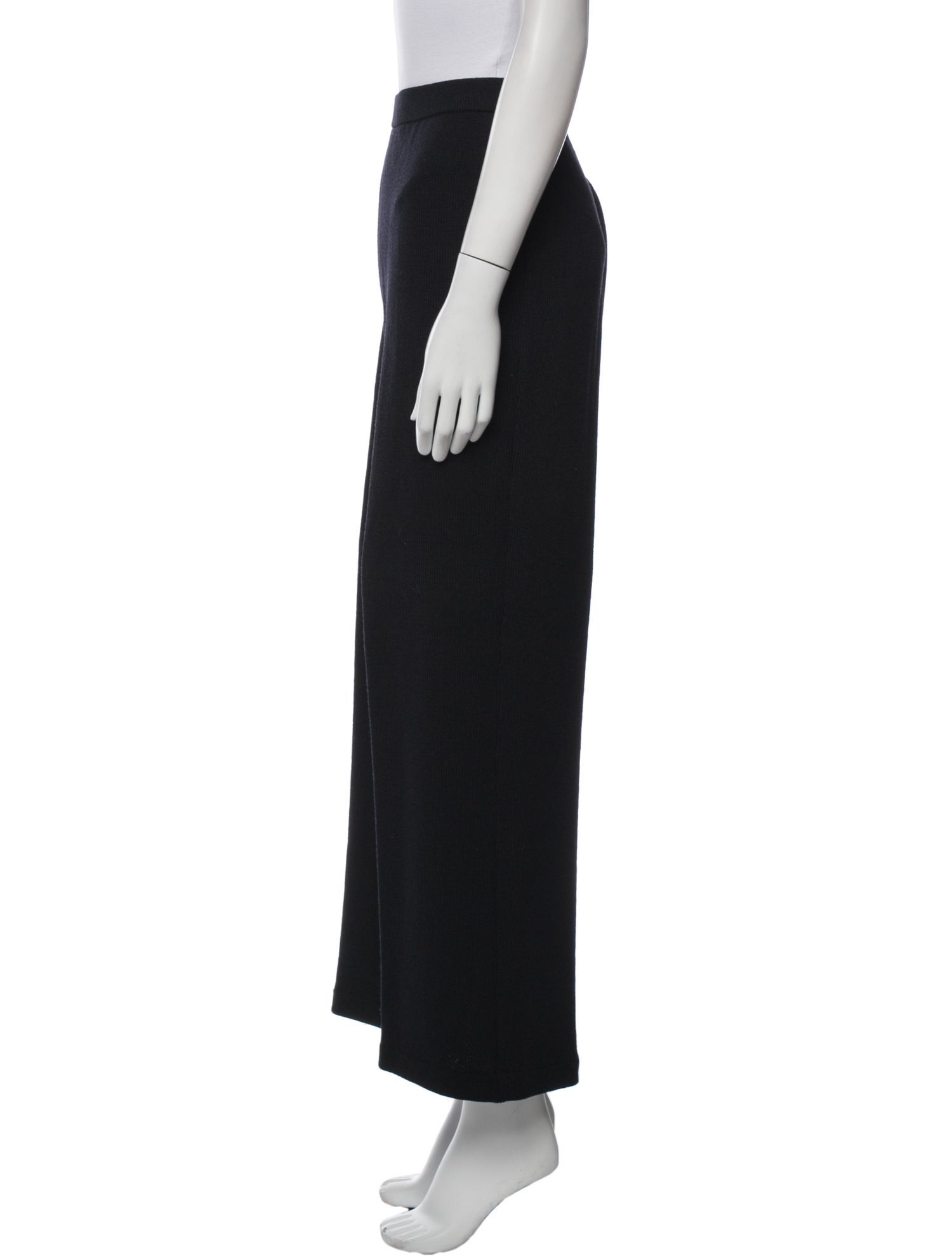St. John Collection Wool Wide Leg Pants