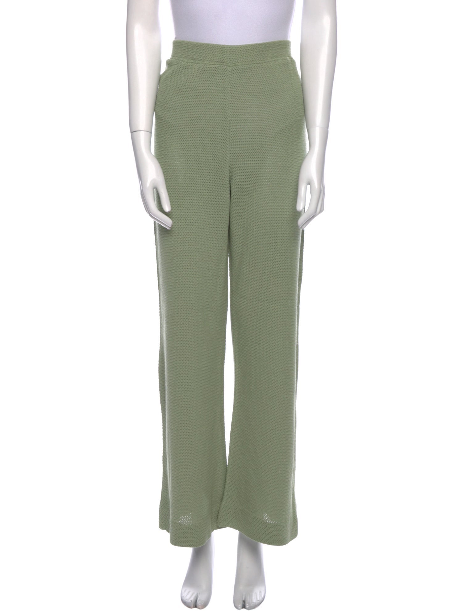 St. John Collection Wool Wide Leg Pants