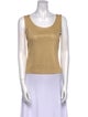 St. John Collection Scoop Neck Sleeveless Top