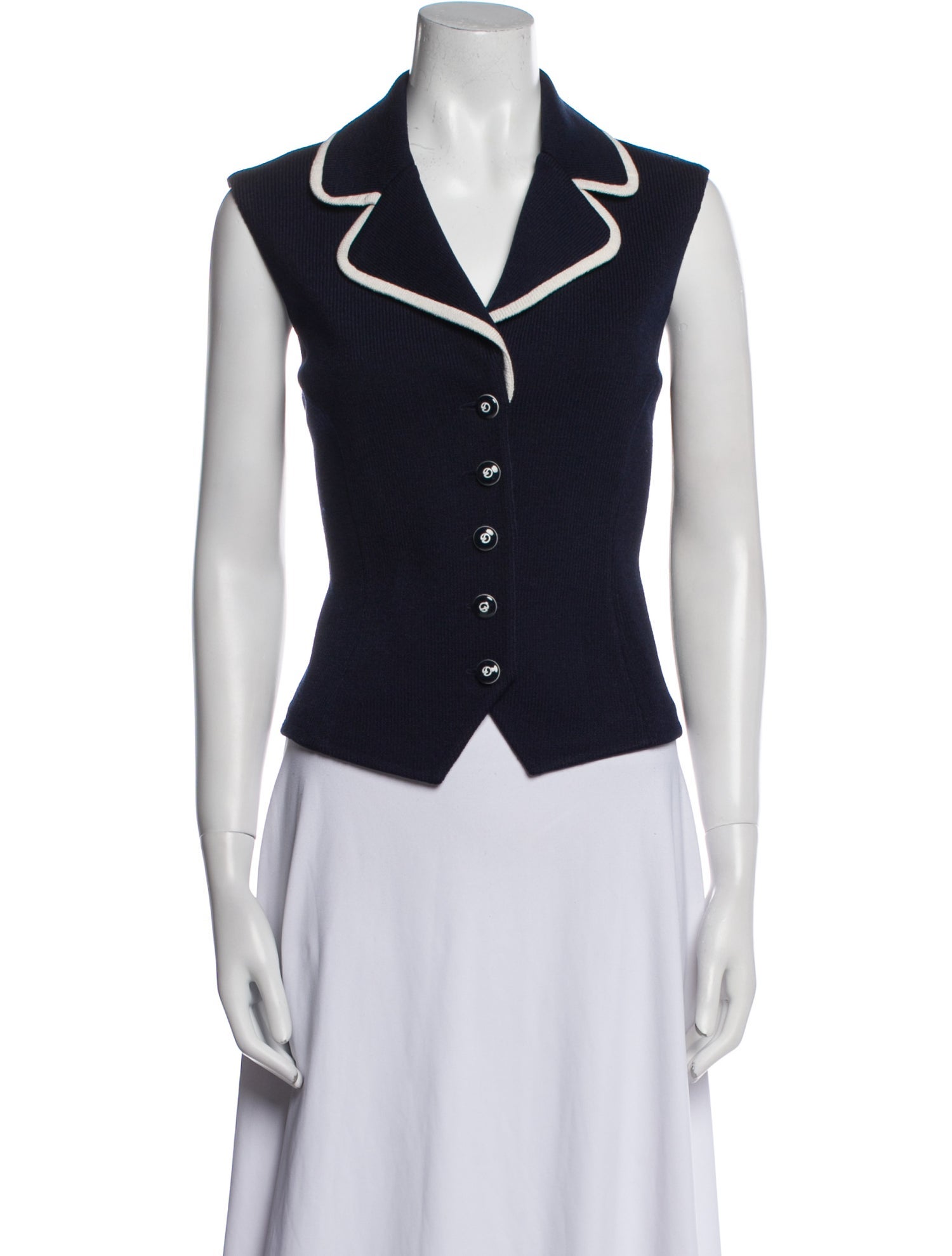 St. John Collection Sleeveless Polo