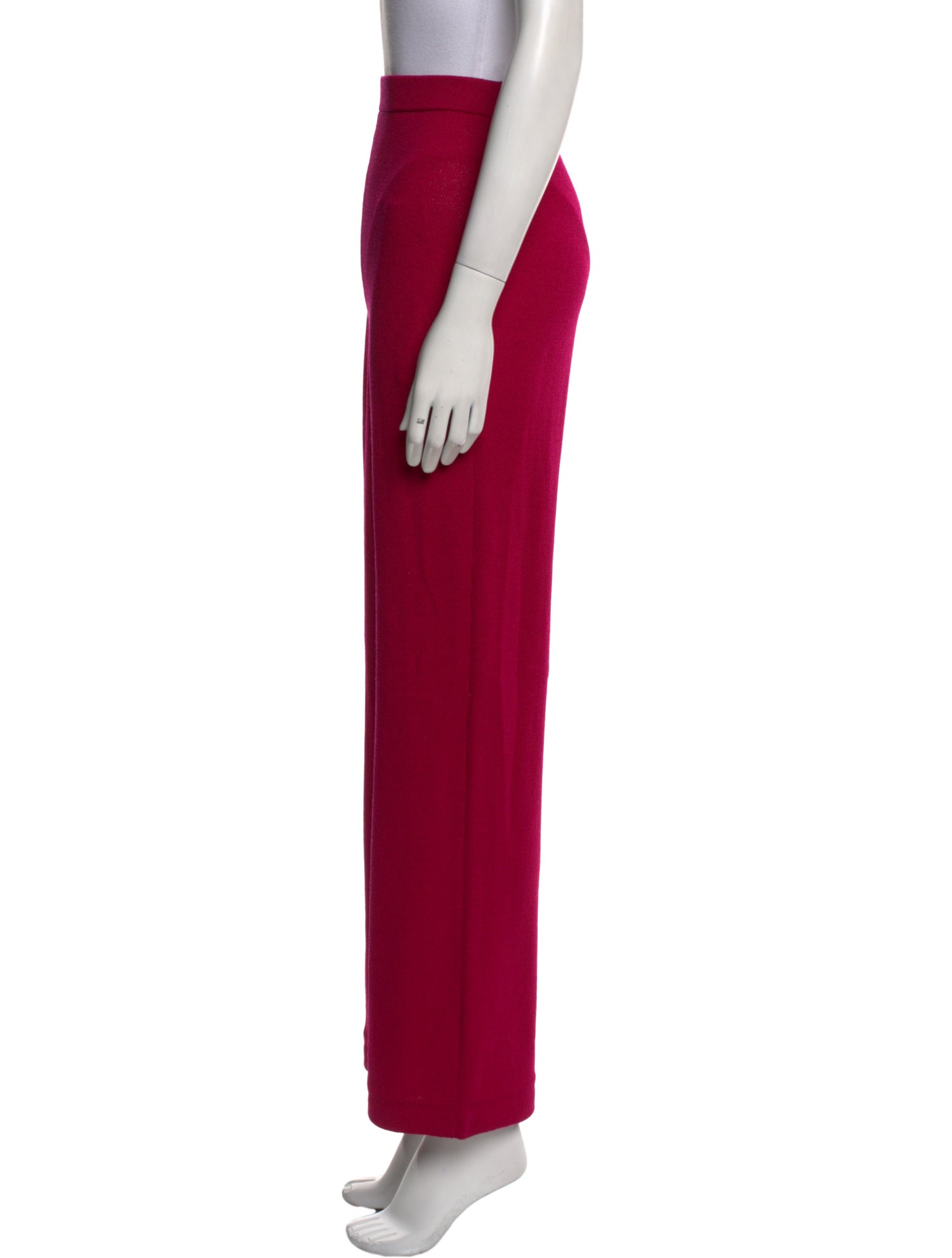 St. John Collection Wool Wide Leg Pants