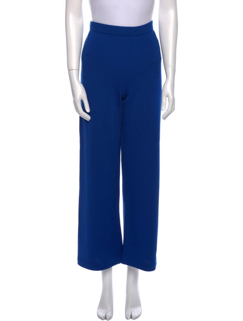 St. John Collection Wool Wide Leg Pants