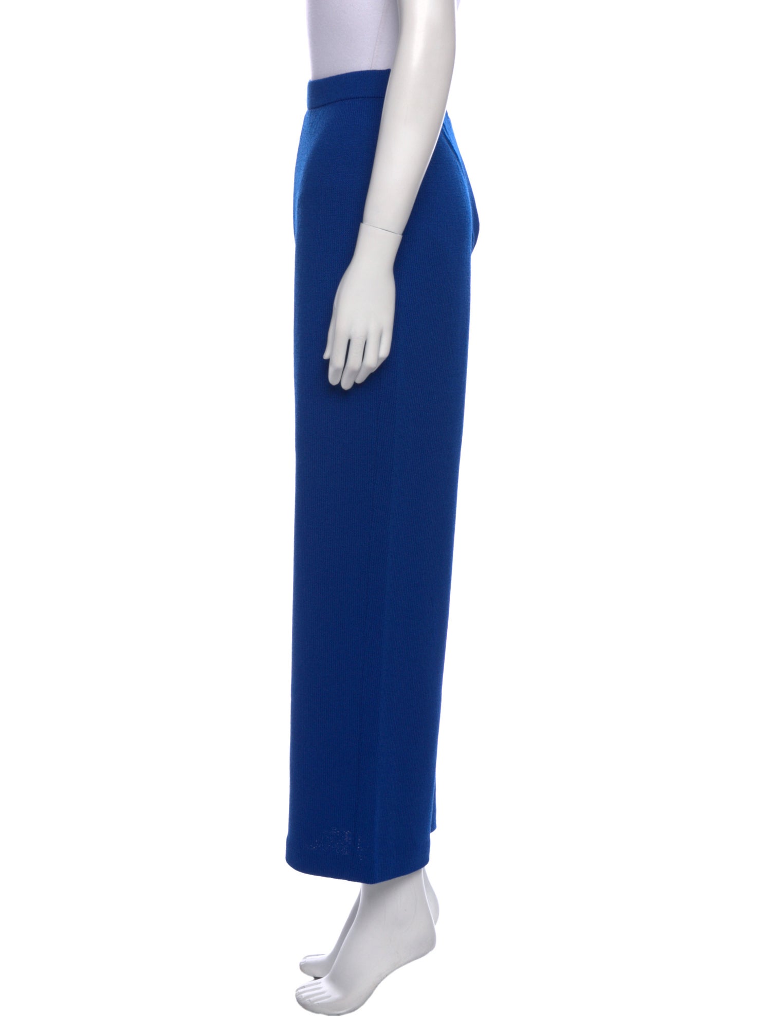 St. John Collection Wool Wide Leg Pants