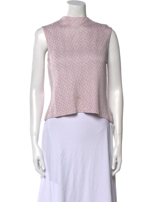 St. John Collection Mock Neck Sweater