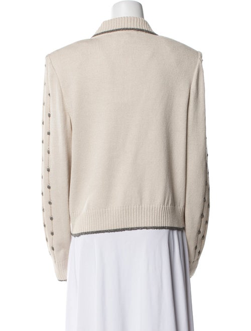 St. John Collection Wool Biker Jacket