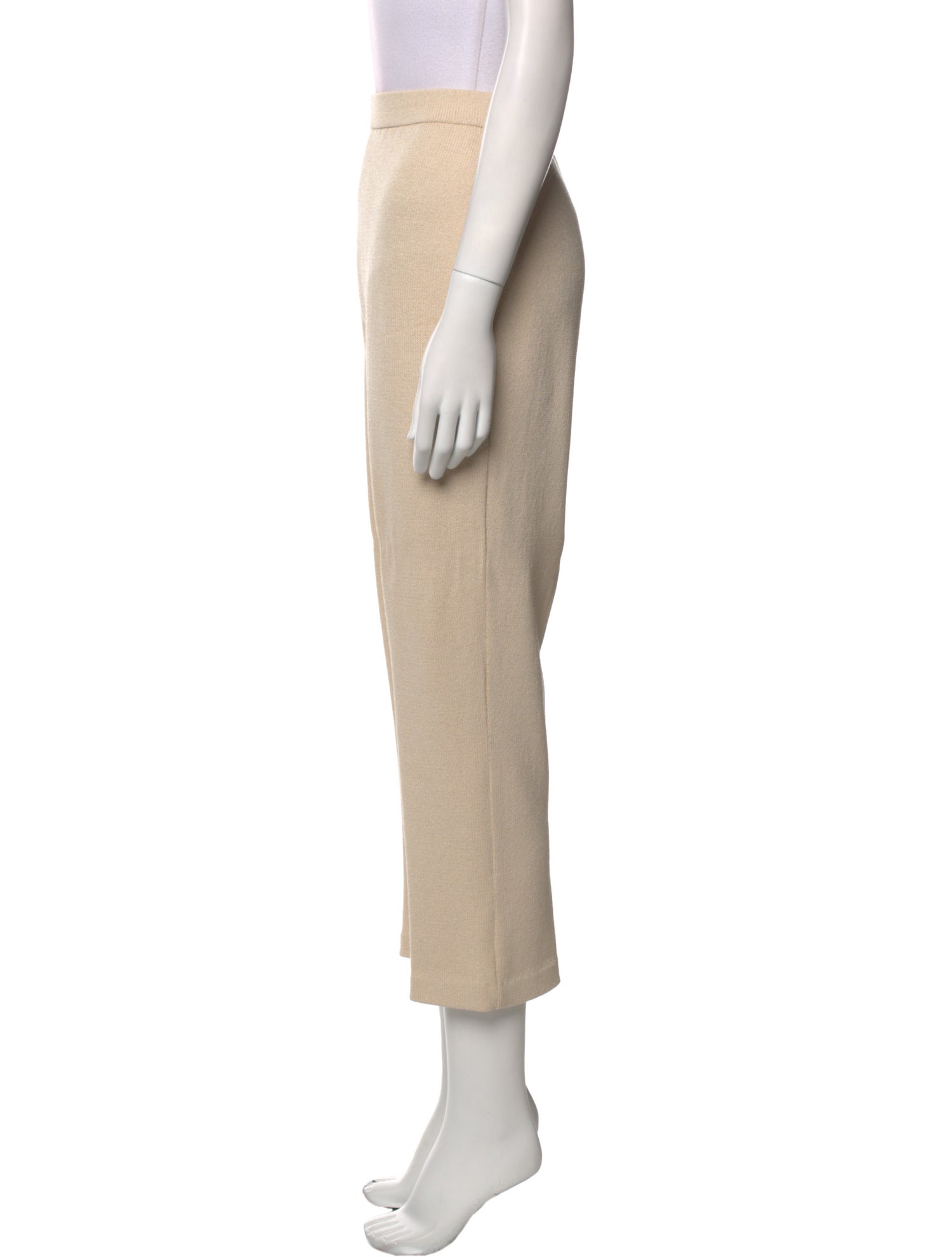 St. John Collection Wool Straight Leg Pants