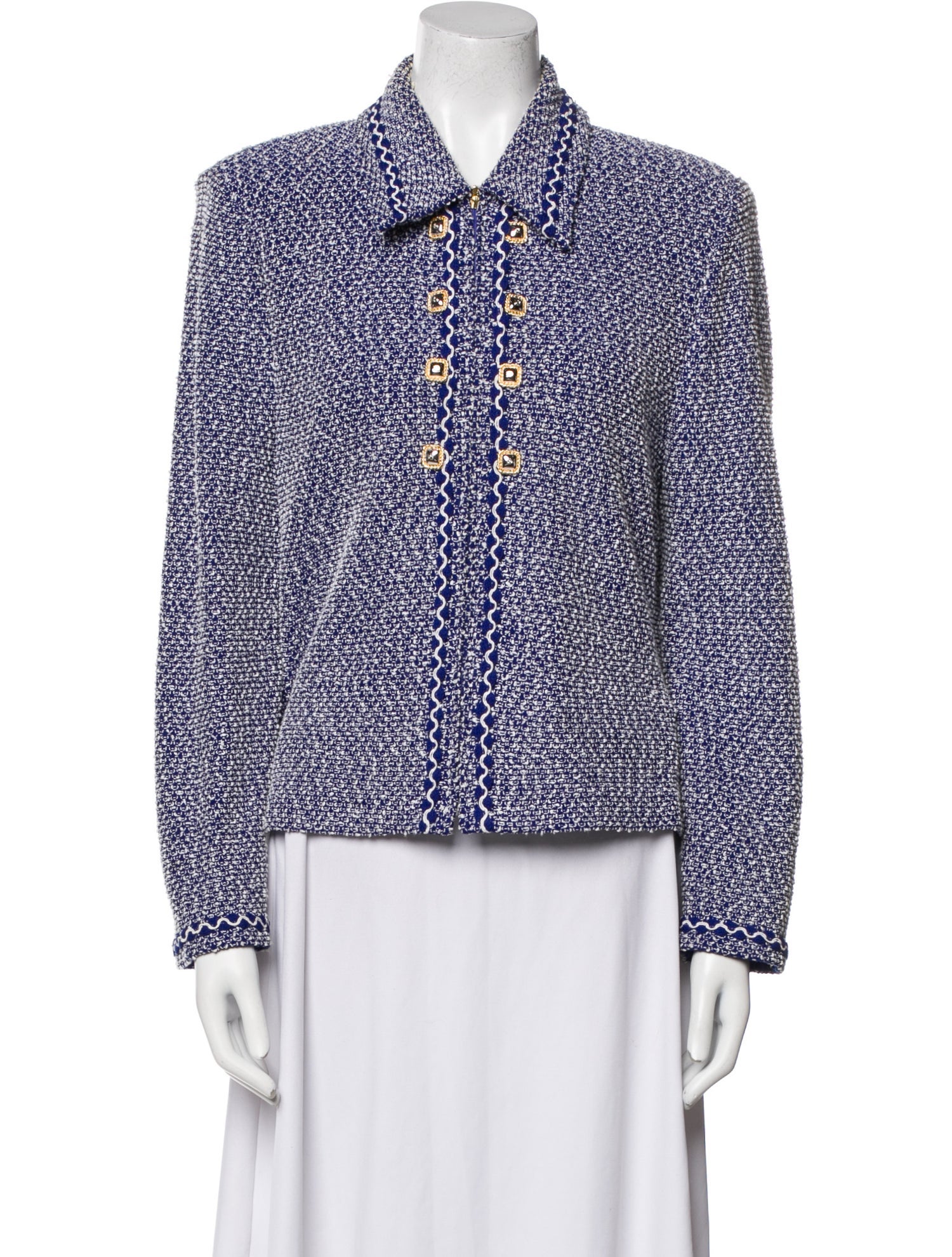 St. John Collection Printed Blazer
