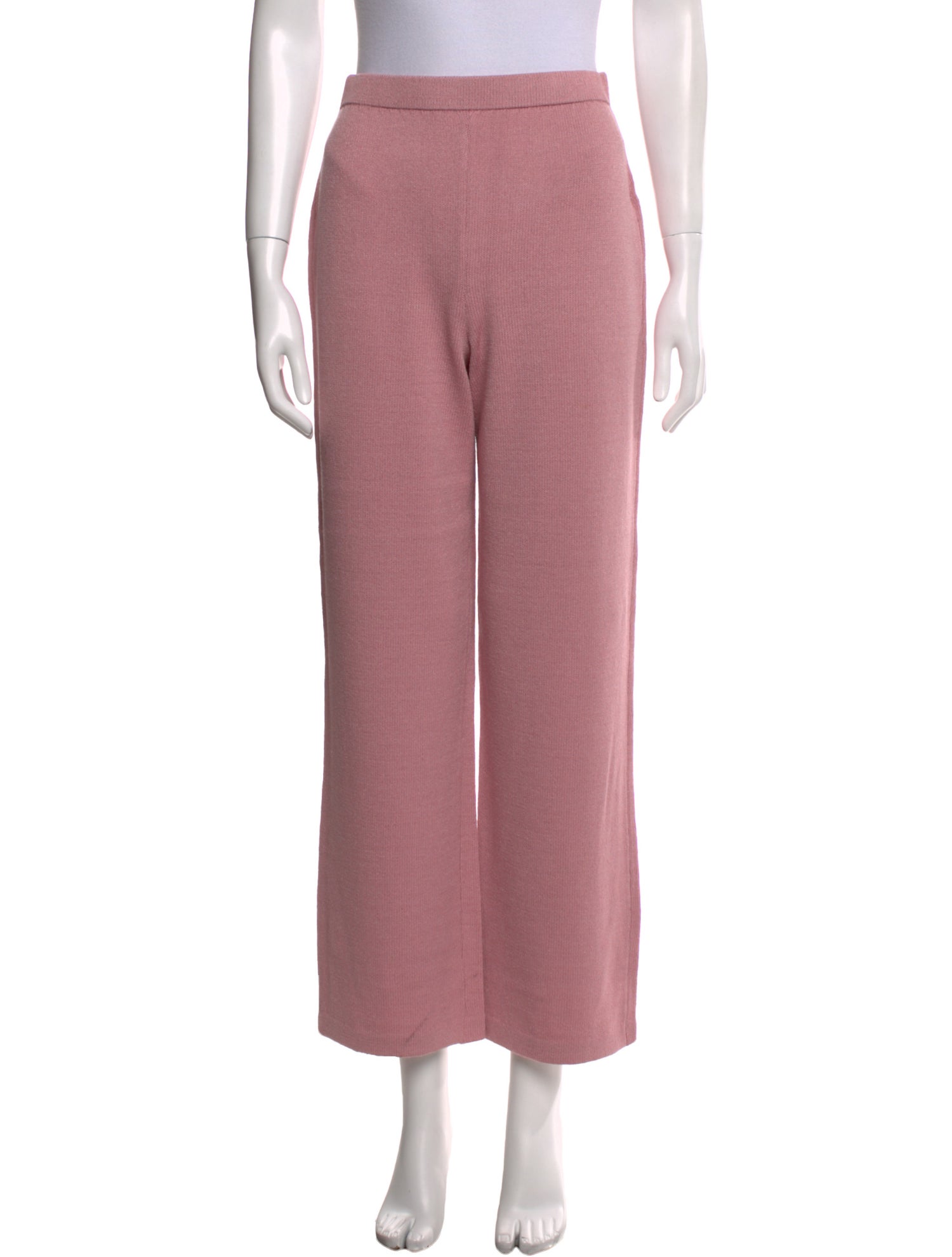 St. John Collection Wool Wide Leg Pants