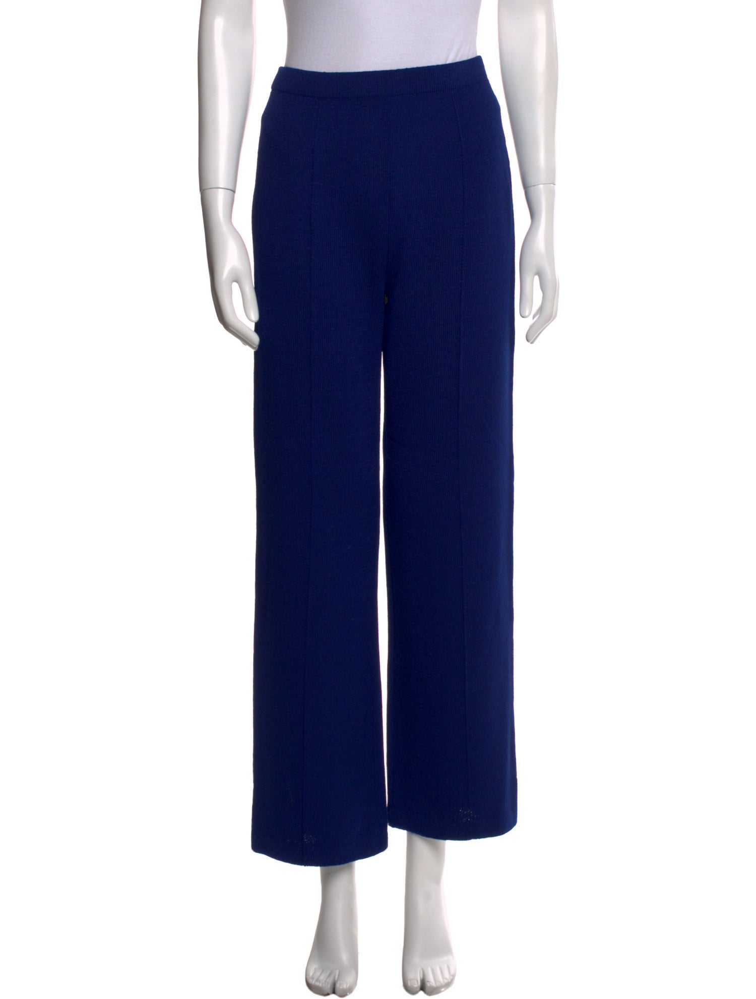 St. John Collection Wool Wide Leg Pants